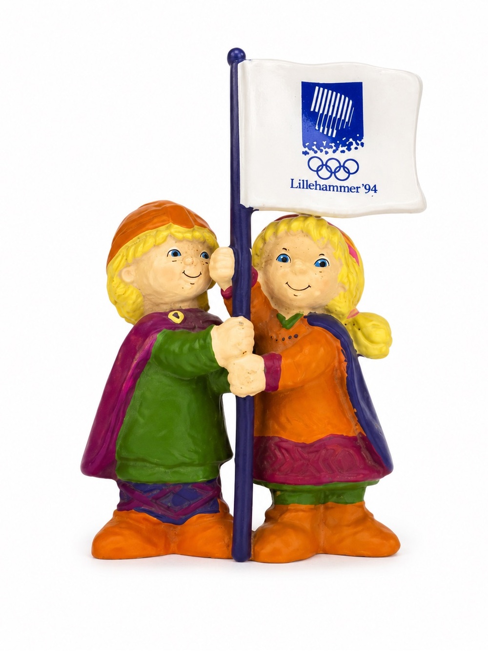 LILLEHAMMER 1994 OLYMPIC MASCOTS KRISTIN AND HÅKON MASCOTS TOY